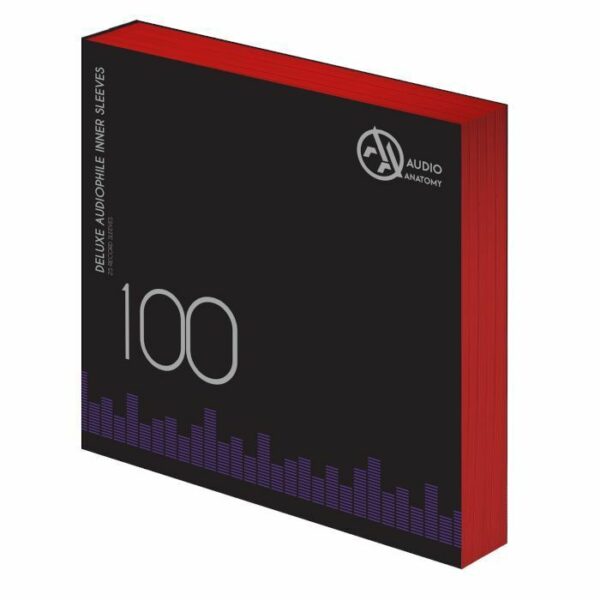 Audio Anatomy Deluxe Anti-Static 12" Vinyl Record Inner Sleeves ( pack of 100)
