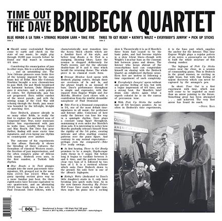 THE DAVE BRUBECK QUARTET - TIME OUT (DOL EDITION)