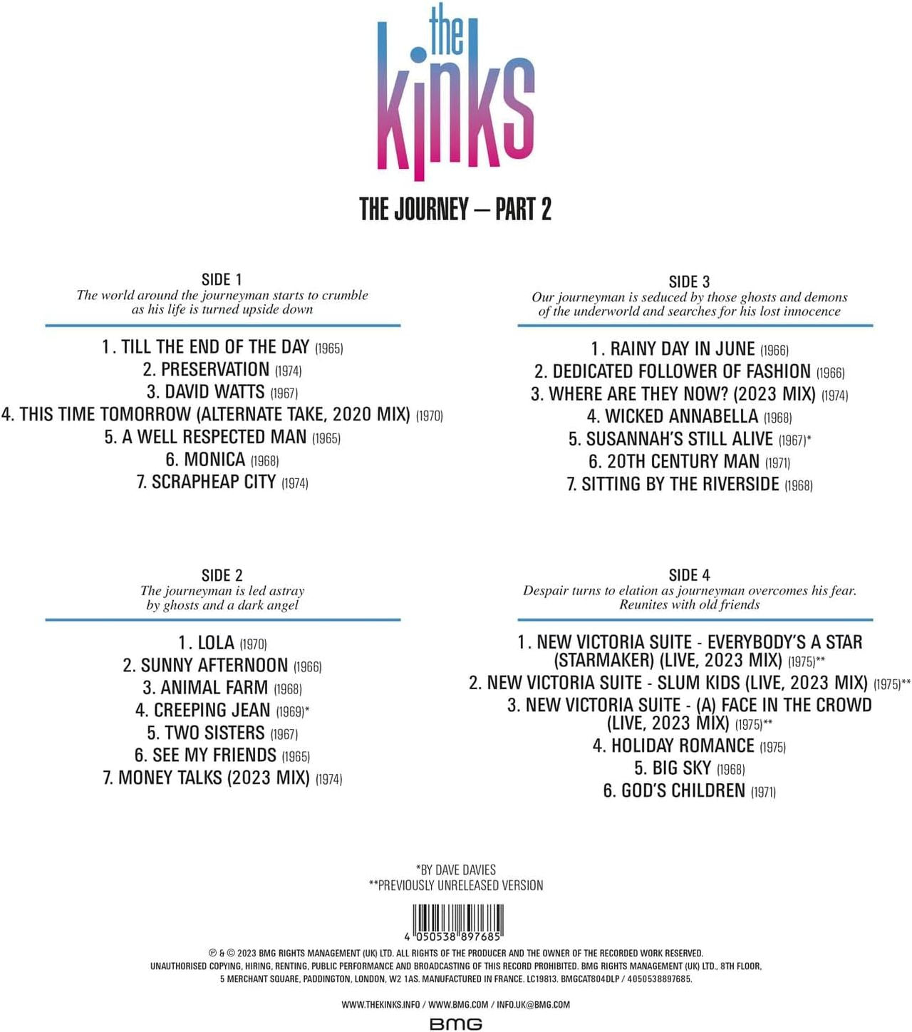 The Kinks - The Journey - Part 2 (Anthology) (2LP)